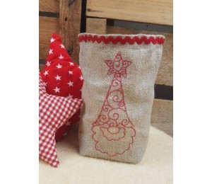 Stickserie - Stylish xmas Gnomes LineArt